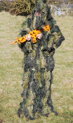 Kids Woodland Camo Ghillie Suit, Fits Ages 12-16 years. Free USA Postage