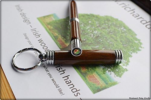 Handmade-Alfa Romeo-secrete key ring set-Made in Ireland-Alfa logo-in pen cap-chrome-unique-italian-super car-ships worldwide from Ireland