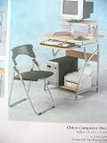 CENTURION PINE USEFUL WOOD AND METAL COMPUTER DESK