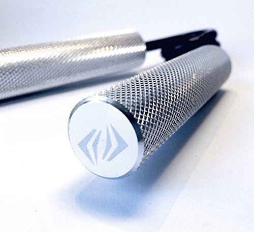 Grip Strengthener, Project Crush by Calibre Fitness - Hybrid Hand Exerciser with Steel and Rubber Foam Grips - Bonus: Workout Guide - Increase Finger Strength for Bigger Lifts &amp; Better Pull Ups - Crossfitters, Body Builders, Climbers - Guaranteed! (1.0 (100lb))