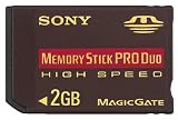 Sony 2 GB High Speed Memory Stick PRO Duo Media (MSX-M2GN) (Retail Package)