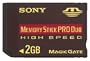 Sony 2 GB High Speed Memory Stick PRO Duo Media (MSX-M2GN) (Retail Package)
