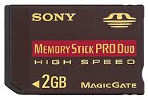 Sony 2 GB High Speed Memory Stick PRO Duo Media (MSX-M2GN) (Retail Package)