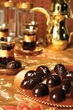 Lang's Chocolates Dark Chocolate Almond Stuffed Dates Certified Kosher-dairy and Halal, 12-Count Packages (Pack of 2)