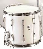 CB 12" x 14" White Marching Snare Drum