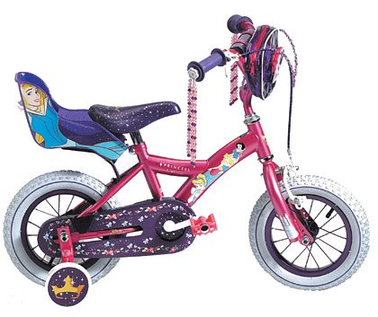 Disney Princess 12 Deluxe cycle. Pink/Purple