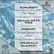 Schubert: "Trout" Quintet, D667; Mozart: Clarinet Quintet, KV581 [Hybrid SACD]