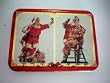 Coca Cola Nostalgia Playing Cards -- 2 Decks in Christmas Santa Claus Metal Tin