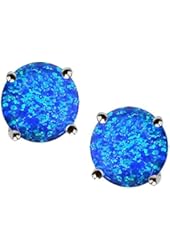 Star K Round 7mm Earring Studs