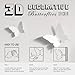 Mariposa Appear in Gossip Girl 12pcs/Pack 3D Decorative Butterflies Removable Wall Art Stickers Wedding Decor - by Gefii (! ! White)