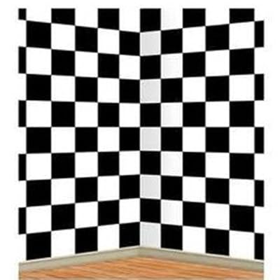 Checkered Backdrop 4ft. x 30ft. Pkg/1