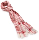 MIR Women's Oversize Shemagh Printed Cashmere Scarf