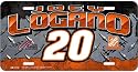 Joey Logano #20 Nascar License Plate (2010)