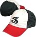 Chicago White Sox Red Brim Swinging Batter Cooperstown Throwback Franchise Fitted Hat