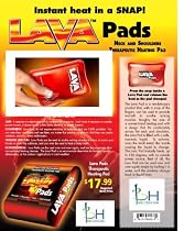 Bhmedwear.com Lava Pads Hand Warmers Reuseable