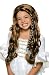 Child Glamorous Princess Brown Wig