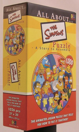 Childrens Toyshop  Toys : All About the Simpson's Jigsaw Puzzle