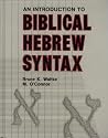 An Introduction to Biblical Hebrew Syntax