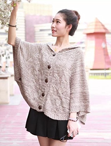 ニット ケープ ポンチョ コート カーディガン カジュアル エレガント 大きいサイズ 美脚 デート OL 通勤 フェミニン 秋物 冬物 可愛いスカーフ付き m239