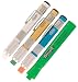 Chalk Holder Combo Pack - Commando Anodized Pro Series Handles (1each Clear, Gold & Blue Anodized) with One Piece colored or white Standard 3/8