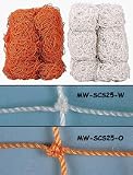 Markwort Orange 2.5 mm Soccer Goal Net - 1 Pair