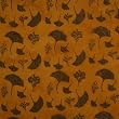 Batik Head Scarf - Gingko Leaves - 20" X 20"