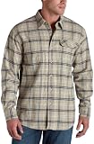 Quiksilver Men's Manchester Long Sleeve Woven Flannel,Sahara,Medium