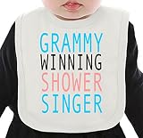 Grammy Winning Showe Singer Slogan ネクタイを有する有機ビブ Medium