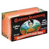 Celestial Seasonings Herb Tea, Mandarin Orange Spice, Tea Bags, 20-Count Boxes (Pack of 6)