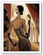 Jazz Samba by Trish Biddle 18"x24" Art Print Poster