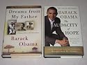 THE AUDACITY OF HOPE, DREAMS FROM MY FATHER 2 BOOKS (EARLY PRINT)