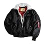 Alpha Industries MA1 D-Tec Hooded Fliegerjacke sch&hellip Alpha Industries