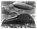 Historic Print (M): U.S.S. Akron (navy), at Goodyear Zeppelin Dock, Akron, Ohio