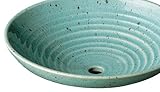 LIXIL(リクシル) INAX XSITE 手洗器 創の美 産地別シリーズ 常滑/陶房杉はめ込み式手洗器 L-26/SU3(貫入青磁) ※形状:丸型