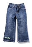 Sweet and Soft Baby Blue Jeans Long Cut-Green Turtle, 24 months