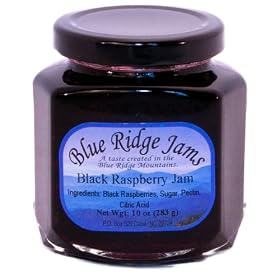 Blue Ridge Jams: Black Raspberry Jam, Set of 3 (10 oz Jars)
