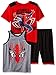 Marvel Boys' 3-Piece Short Set, Gray, 4