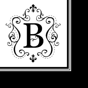 Monogram Luncheon Napkin - B