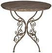 Aged Metal and Wood Patio Set