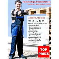 Arbeitslatzhose Arbeitshose Blau GR. M 48 Hose