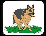 Mouse Pad with german, dog, ball, shepherd, canine
