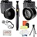 SSE Wide Angle & Telephoto Lens Kit for Pentax K-01, K-X, K-7, K-5, K-R, 645D, K20D, K200D, K2000(K-m), K10D, K2000, K1000, K100D Super, K110D, *ist D, *ist DL, *ist DS, *ist DS2 Digital SLR Cameras Which Have (18-55mm 50-200mm) Pentax Lens. Includes: 0.45X Super Wide Angle (with Macro) High Definition Lens, 2X Telephoto High Definition Lens, Bonus Lens Cap Keeper, Lens Cleaning Pen, Table Top Tripod, LCD Screen Protectors, Cleaning Kit & SSE Microfiber Cleaning Cloth.