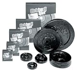 Christopeit Gusseisen Hantelscheibenset 30 mm 2 x 1,25 Kg Schwarz
