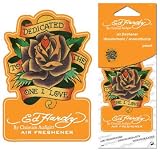 Ed Hardy Merchandise - Rose Car Air Freshener - Peach Scent