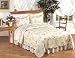 Elm Creek Rose Garden Country Cottage 3pc Quilt and Shams Bedding Set - Queen Size Image