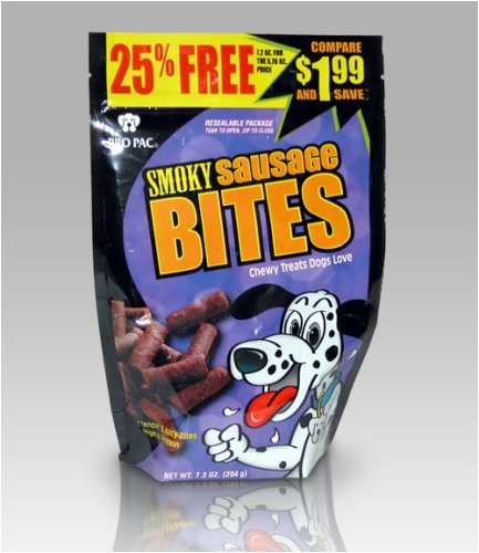 7.2 Oz Smoky Sausage Bites Dog Food