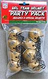 New Orleans Saints Team Helmet Party Pack