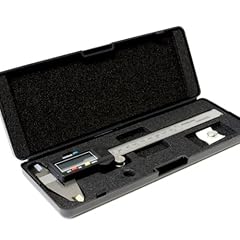 Marke: Incutex, Messschieber, Me�schieber aus Edelstahl 150mm 6", L�ngenmessger�t mit Tiefenmessstange und Display Digital Schieblehre