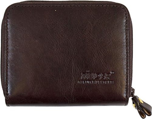 Tinder Genuine CowHide Leather Women's Wallet From Italy With The Highest Standard Workmanship (Brown (Moka)) WH111-MO