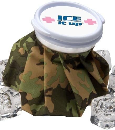 Ice Aid Vintage Style Ice Bag, Camouflage Army Joe